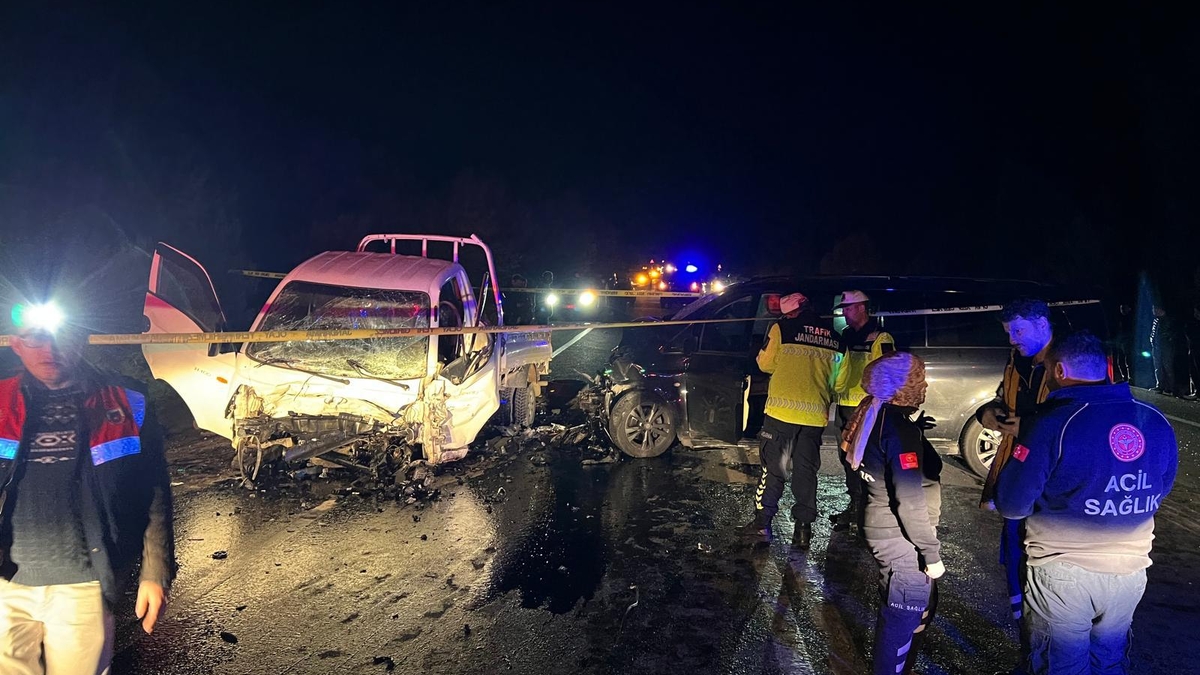 Feci kazada 1 kişi öldü, 5 kişi yaralandı