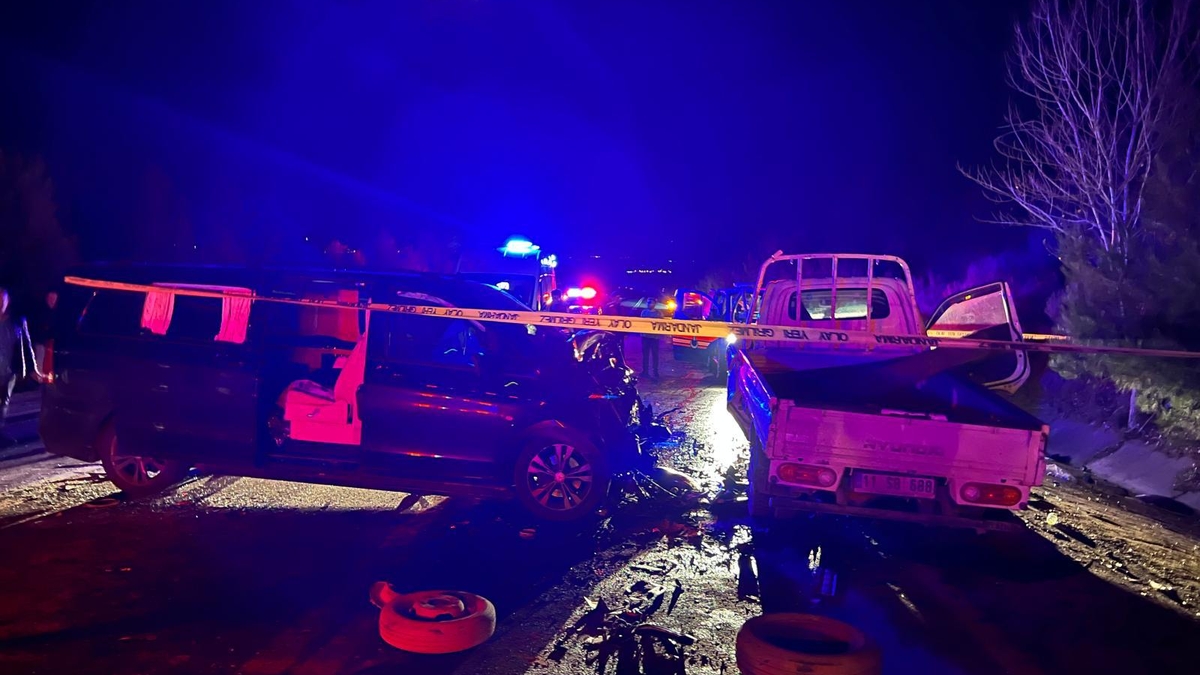 Feci kazada 1 kişi öldü, 5 kişi yaralandı