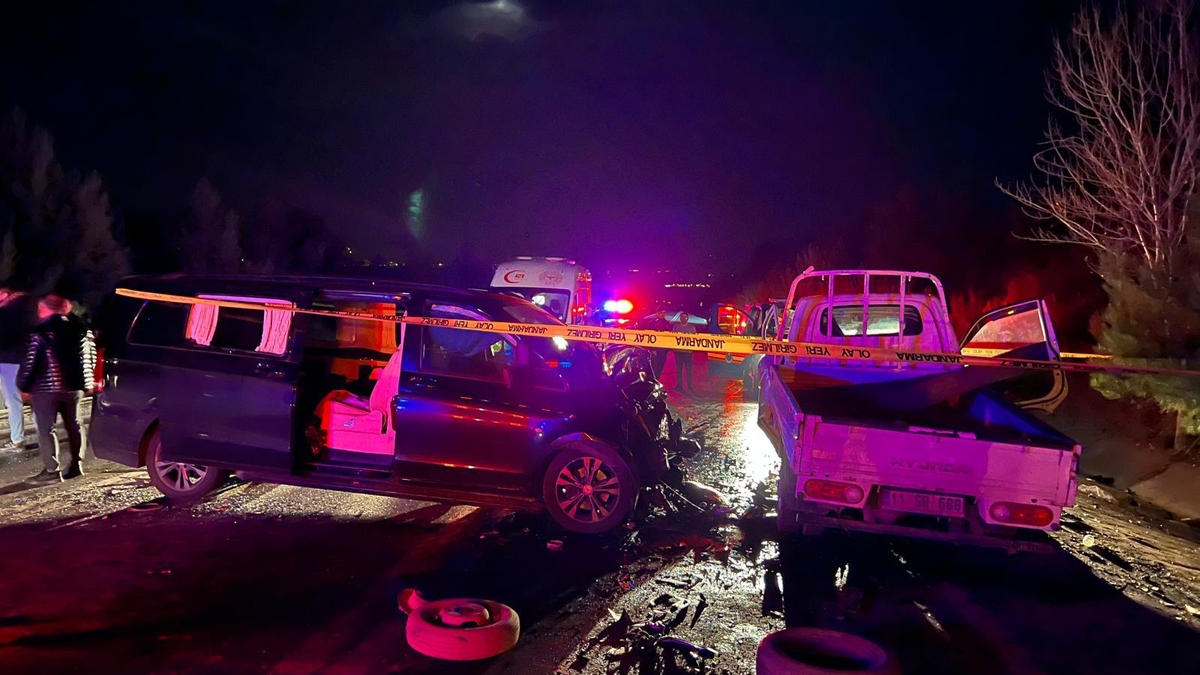 Feci kazada 1 kişi öldü, 5 kişi yaralandı