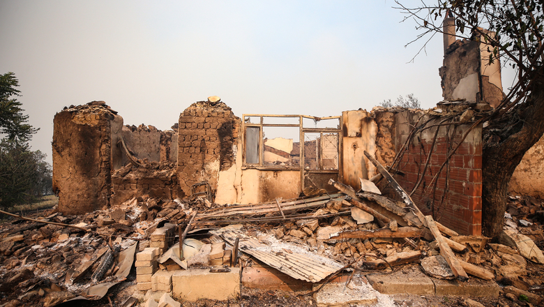 Felaketi yaşayan köyden dehşete düşüren fotoğraflar