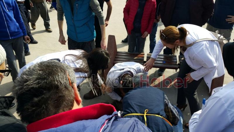 Fenalaşan Genç Hastaneye Kaldırıldı