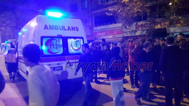 FENALAŞAN YOLCU MİNİBÜSÜ ŞOFÖRÜ HASTANEYE KALDIRILDI