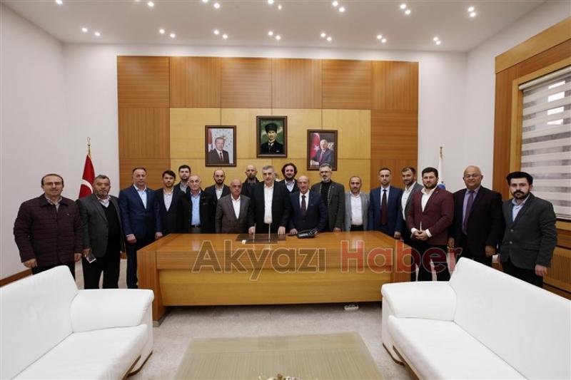 Feyzi Bora ve Ak Parti Teşkilatından Toçoğlu'na Teşekkür Ziyareti