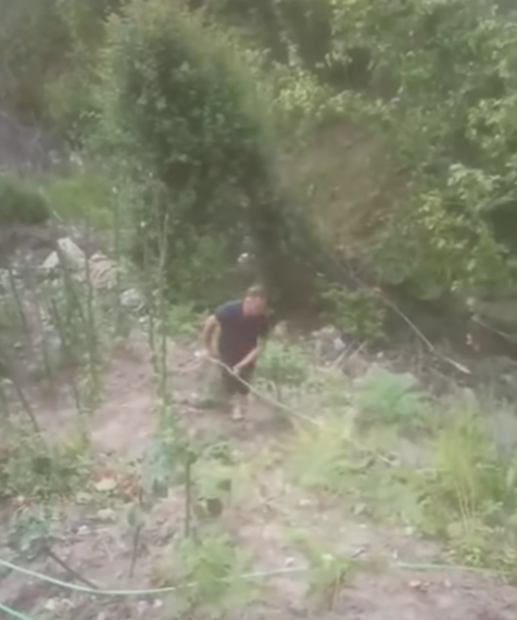 Fındık bahçesini sulamak için mahalleyi susuz bıraktı