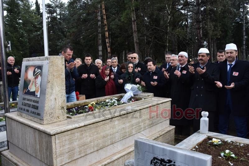Gaffar Okkan, mezarı başında anıldı