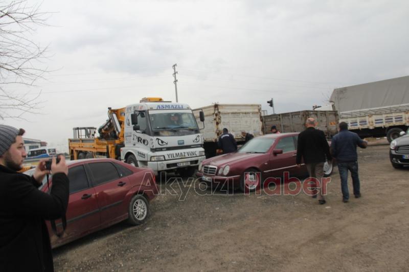 Garajdaki aküleri çalanlar 24 saat geçmeden yakalandılar