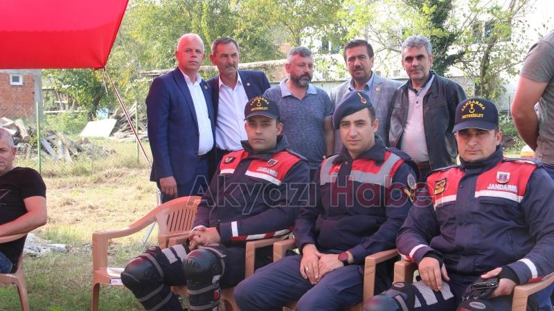 Gazi Faruk Kumaş Akyazıya Geldi