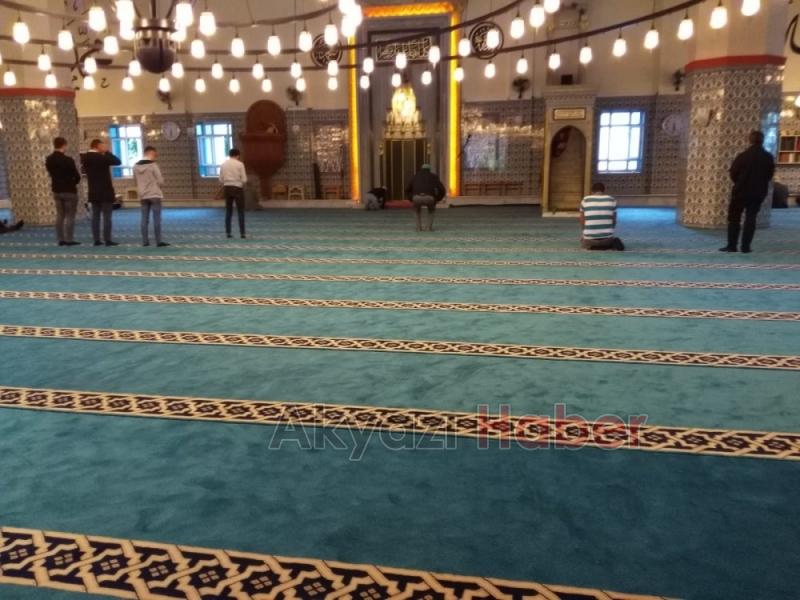  Gazi Süleymanpaşa cami halısı yenilendi
