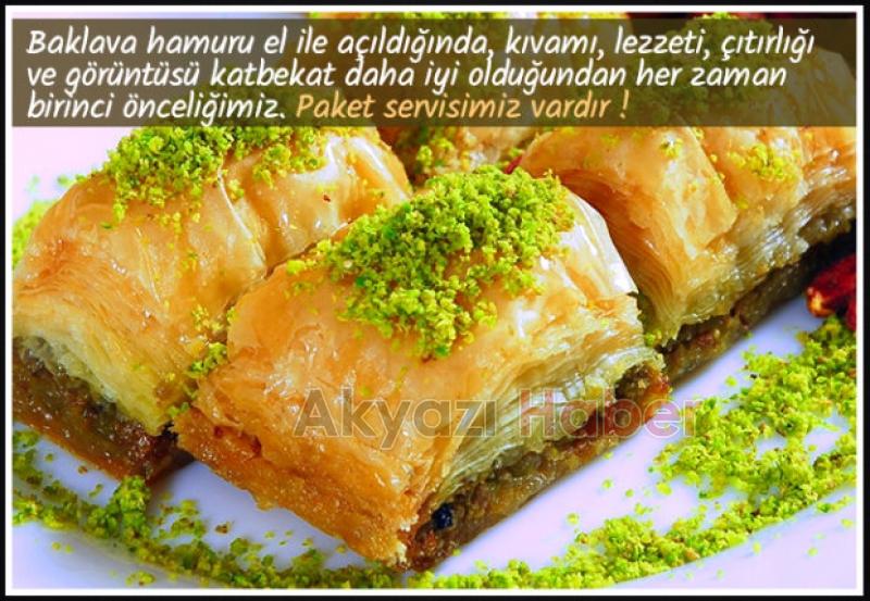  GAZİANTEPLİ BAKLAVACIOĞLU ARTIK AKYAZIDA