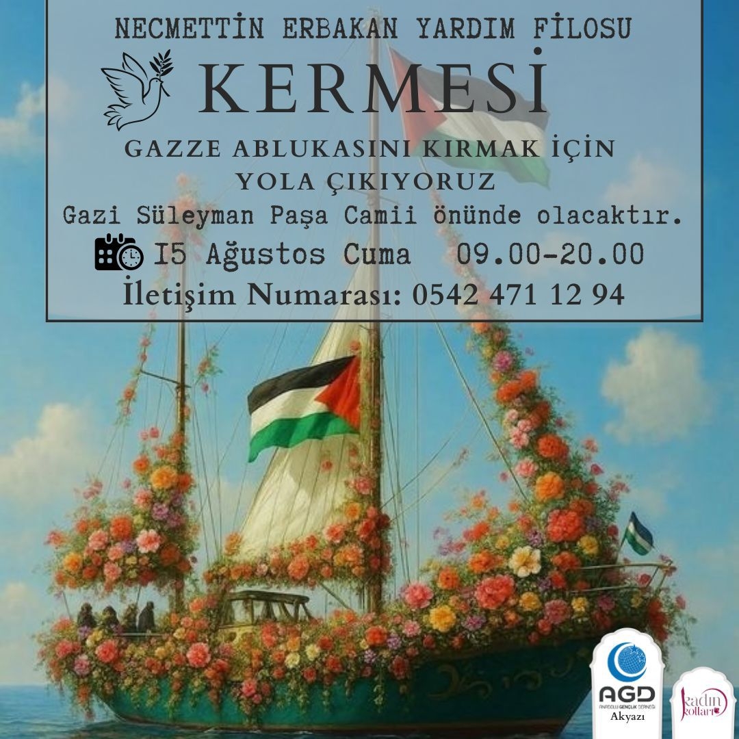 Gazze'ye yardım için kermes