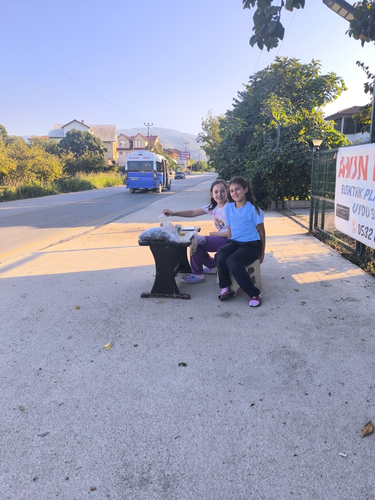 Gazze'ye yardım için meyve satıyorlar