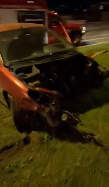 Gece yarısı feci kaza