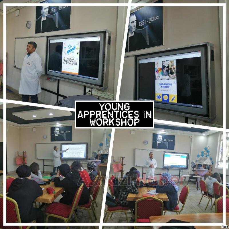 Genç Çıraklar Atölyede Projesi Devam Ediyor