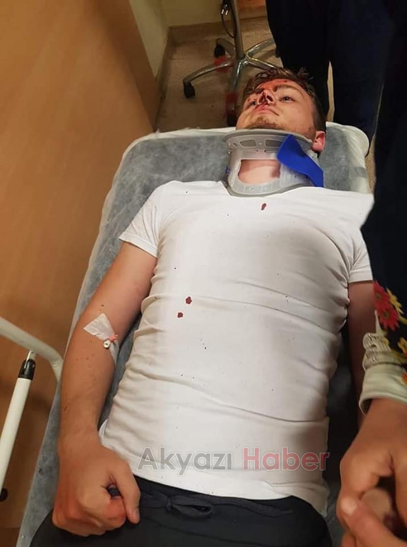 GENÇ FUTBOLCULAR KAZAYI UCUZ ATLATTI