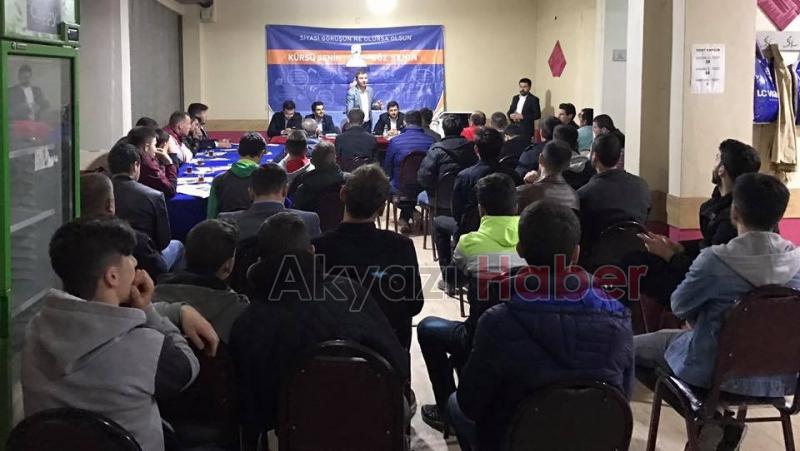 Genç Kürsü Akyazı da Yeniden Kuruldu 