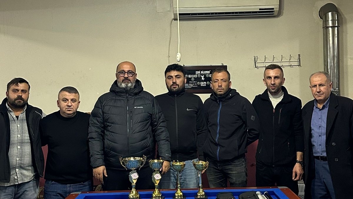 Gençler Spora, Kupa Sahibine! Akyazı’da 5. Bilardo Turnuvası Coşkusu