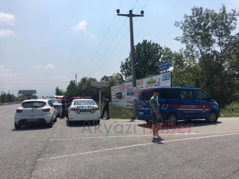 Gişelerde trafik kazası 1 yaralı