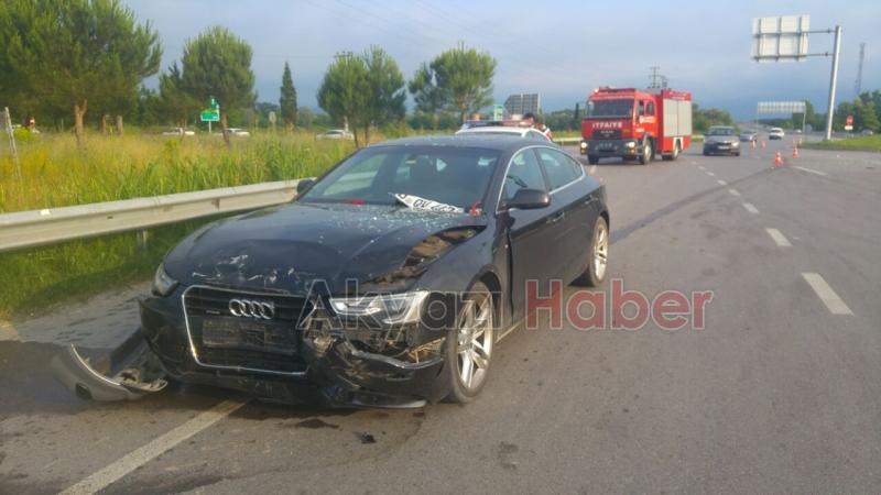  Gişelerde Trafik kazası