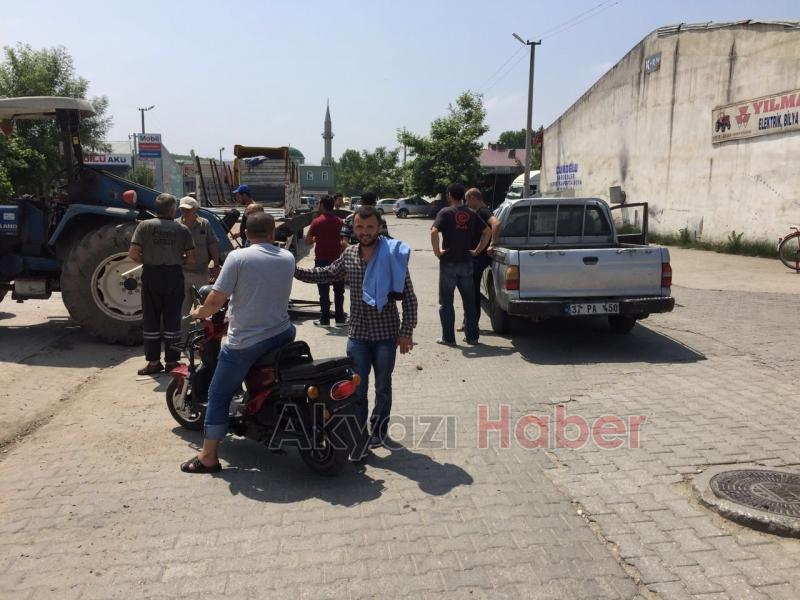 İş Makinası Araca Kancasını Taktırdı