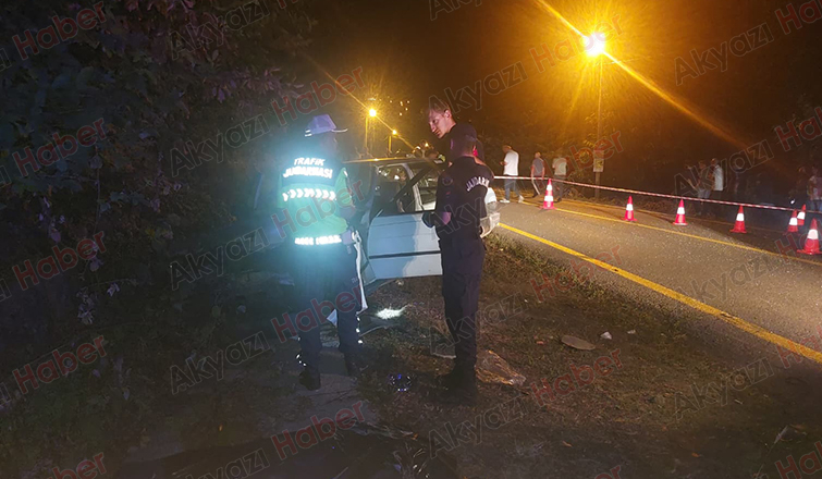 Güzlek'te kaza: Motosikletli öldü