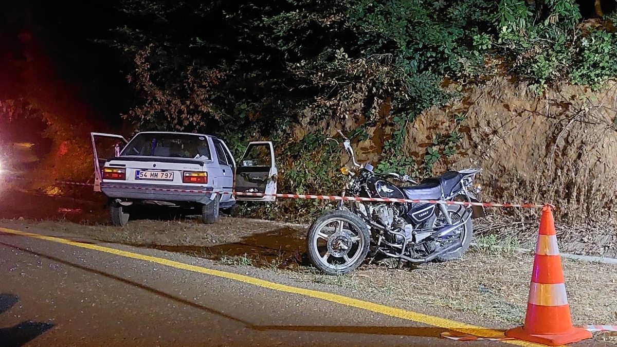 Güzlek'te kaza: Motosikletli öldü