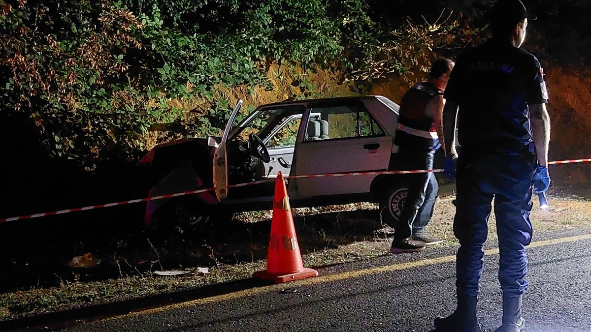 Güzlek'te kaza: Motosikletli öldü