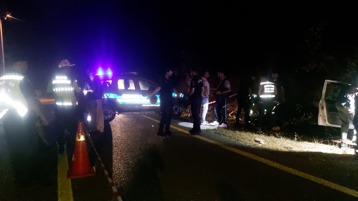 Güzlek'te kaza: Motosikletli öldü