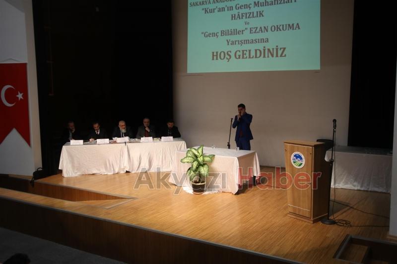 Hafızlık Ve Güzel Ezan Okuma Yarışması Finali Akyazı’da Yapıldı