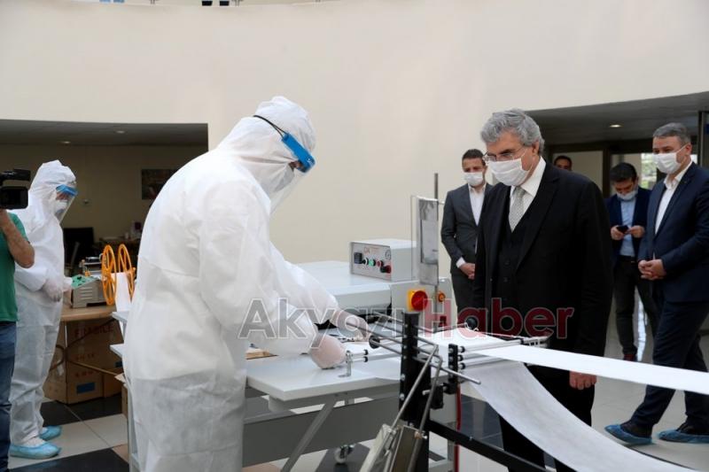 Haftada 100 bin maske üretilecek