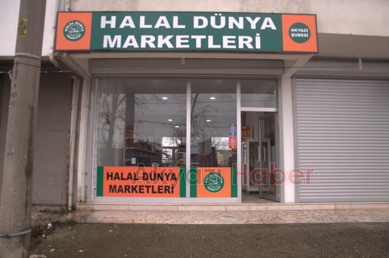 HALAL DÜNYA MARKETLERİ AKYAZI DA AÇILIYOR 