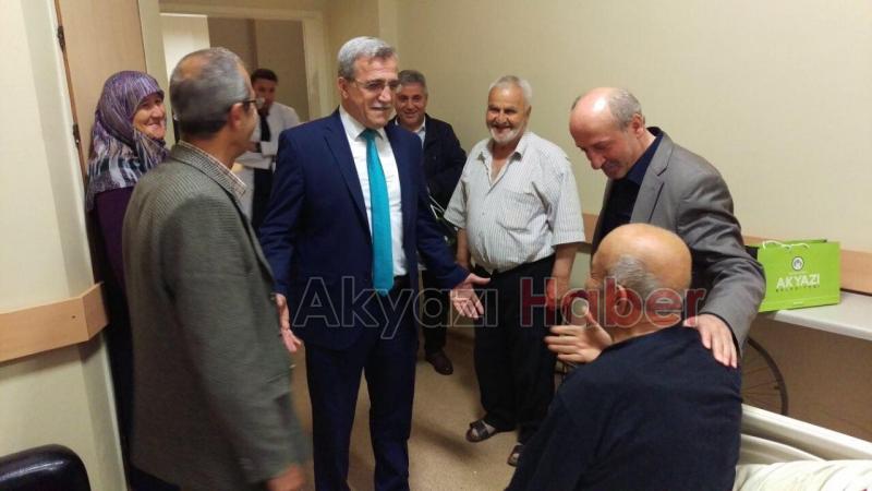 HASAN AKCAN DAN KANDİL GECESİNDE HASTA ZİYARETİ