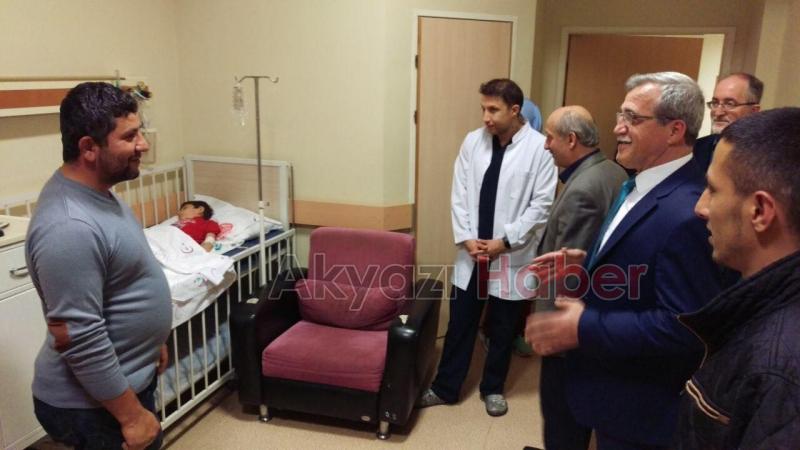 HASAN AKCAN DAN KANDİL GECESİNDE HASTA ZİYARETİ