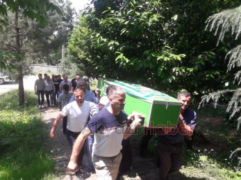 Akyazılı Motosiklet tutkunu Hasan Baştan gözyaşlarıyla defnedildi