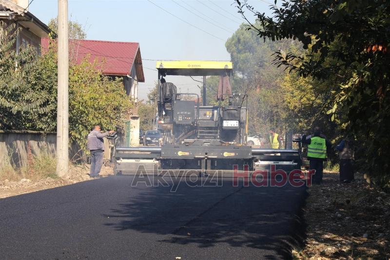 HASANBEY MAHALLESİNDE SICAK ASFALT ÇALIŞMALARI BAŞLADI