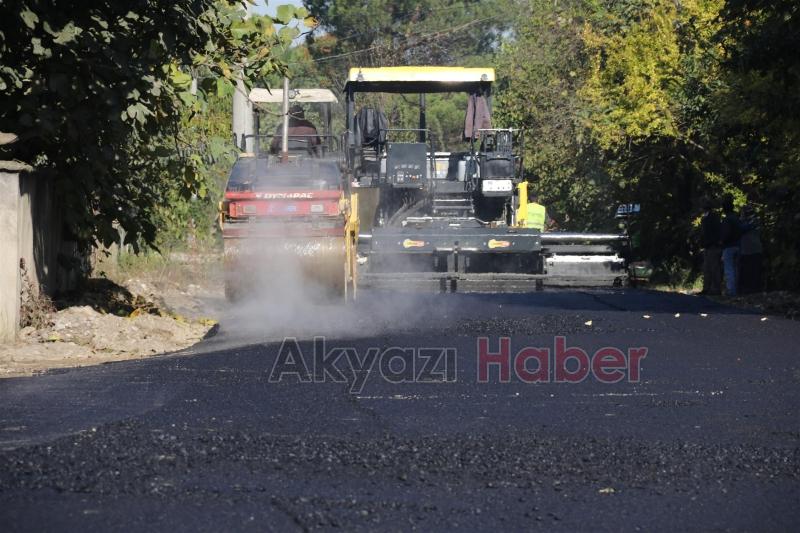 HASANBEY MAHALLESİNDE SICAK ASFALT ÇALIŞMALARI BAŞLADI