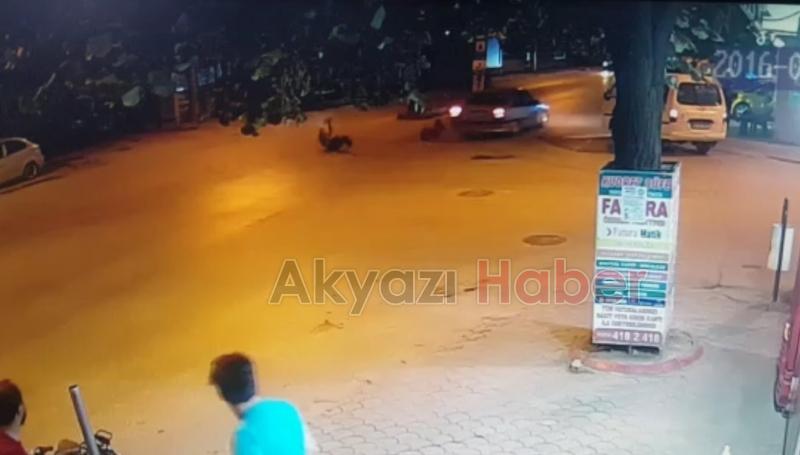 Hastane Mahallesinde Trafik kazası