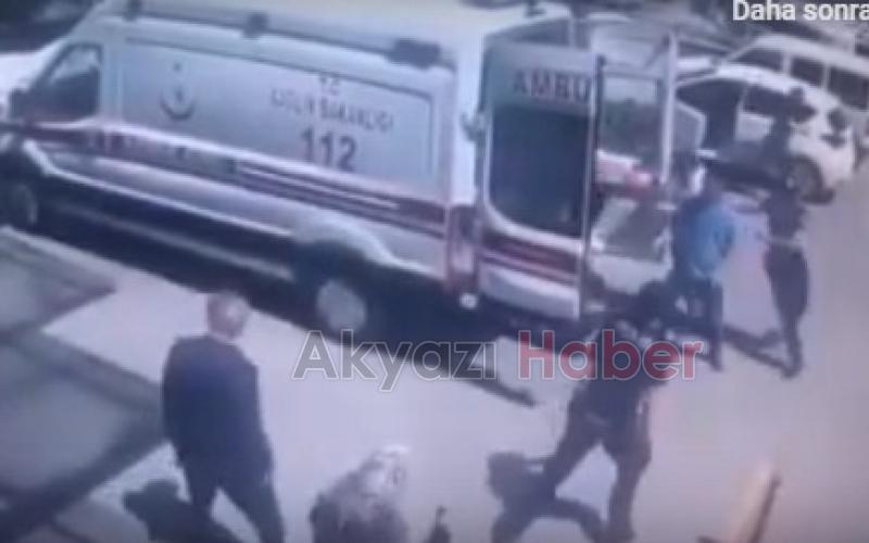 Hastanedeki saldırı anı kamerada