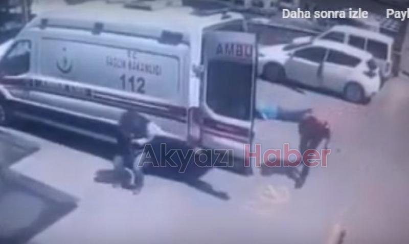 Hastanedeki saldırı anı kamerada