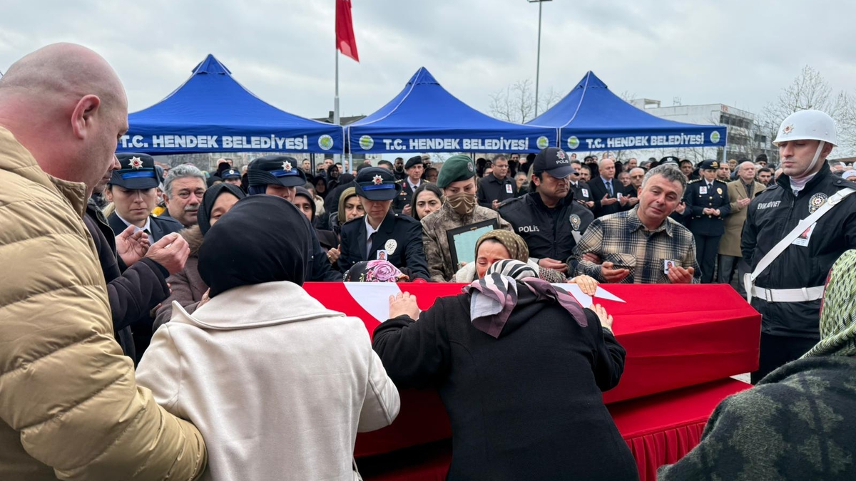 Hayatını kaybeden polis için tören düzenlendi