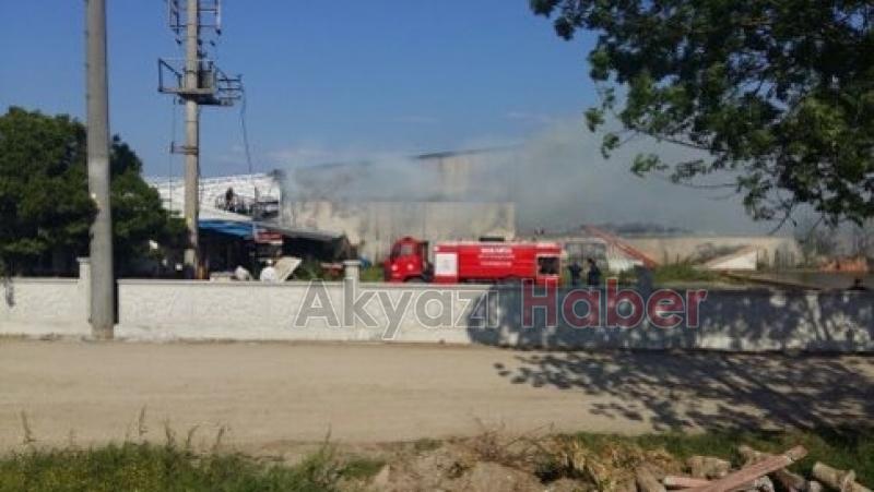 Hayvan Çiftliği Samanlığında yangın