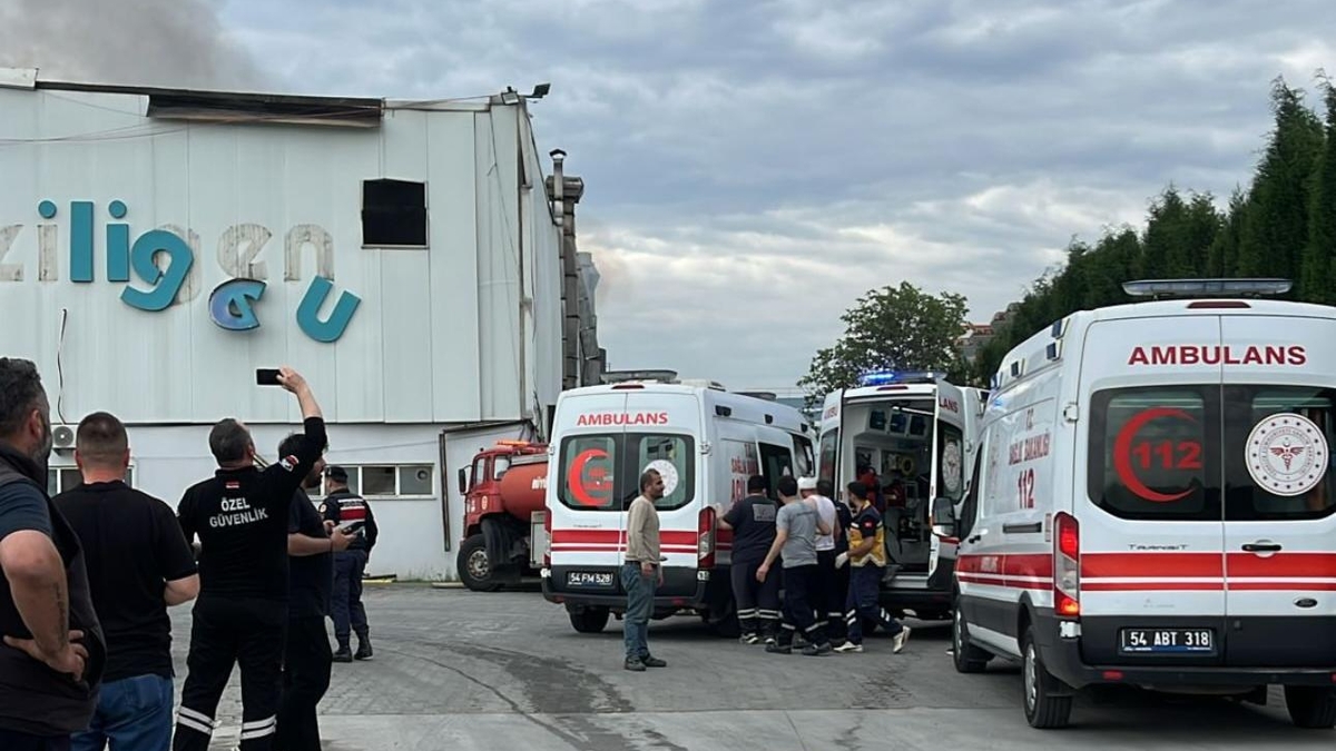 Hendek 2. OSB'de fabrikada patlama: 1'i ağır 8 yaralı