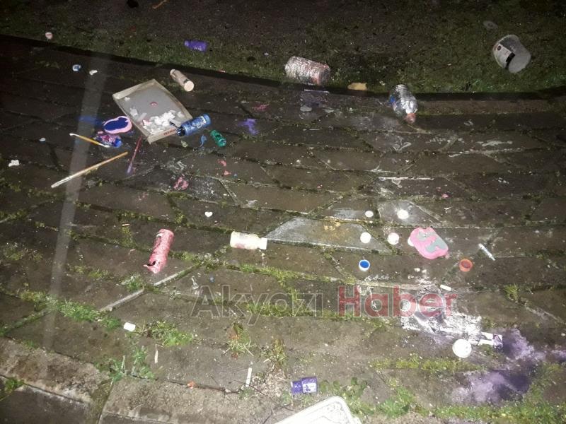 Eve giremeyince bunu yaptılar