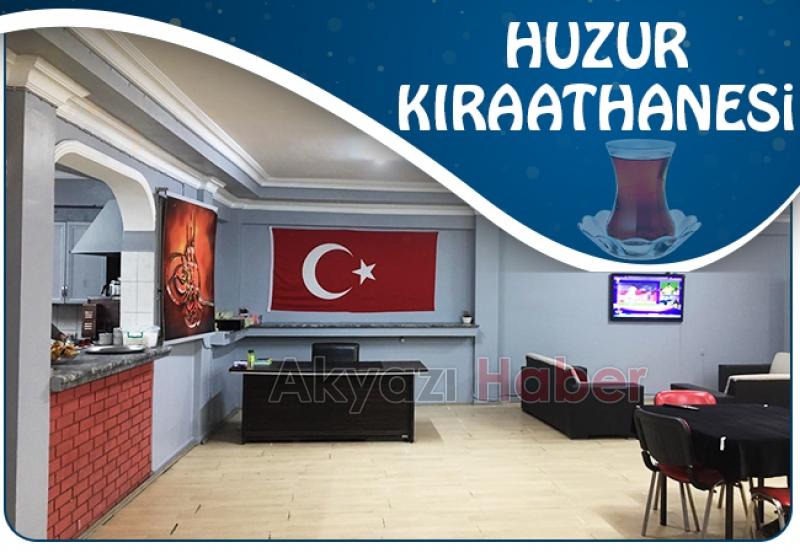 Huzur Kıraathanesi Açıldı