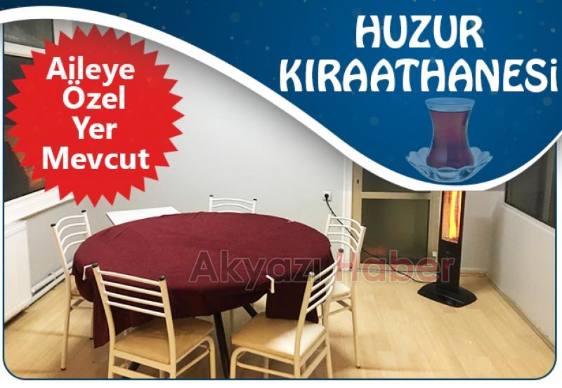 Huzur Kıraathanesi Açıldı