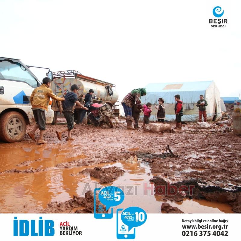 İdlib Acil Yardım Bekliyor