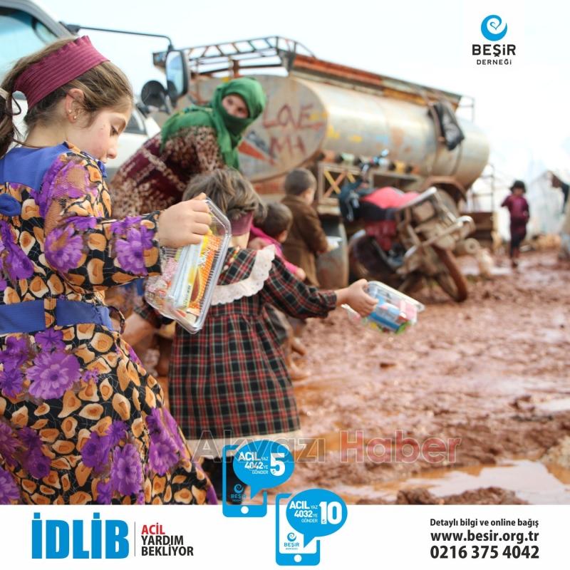 İdlib Acil Yardım Bekliyor