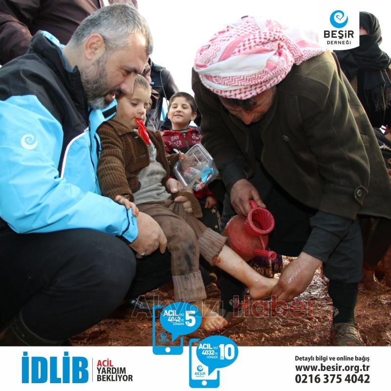 İdlib Acil Yardım Bekliyor