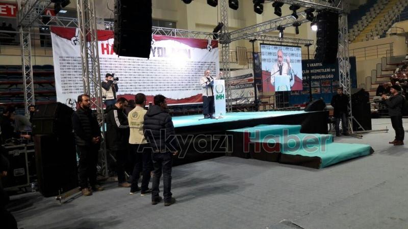 İHH konvoyu Sakarya da