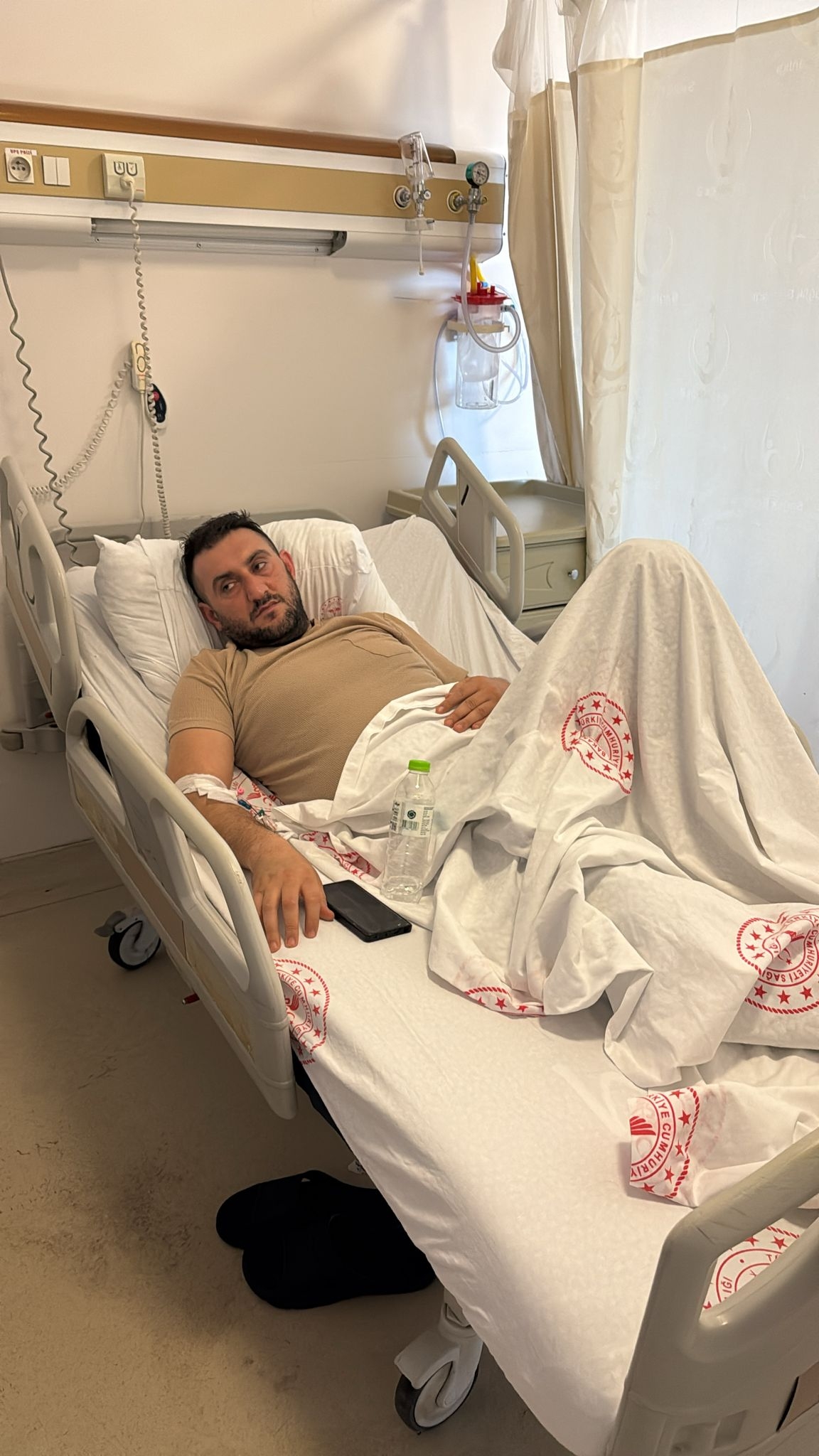 İki kez kalbi duran okul müdürü hayata tutundu