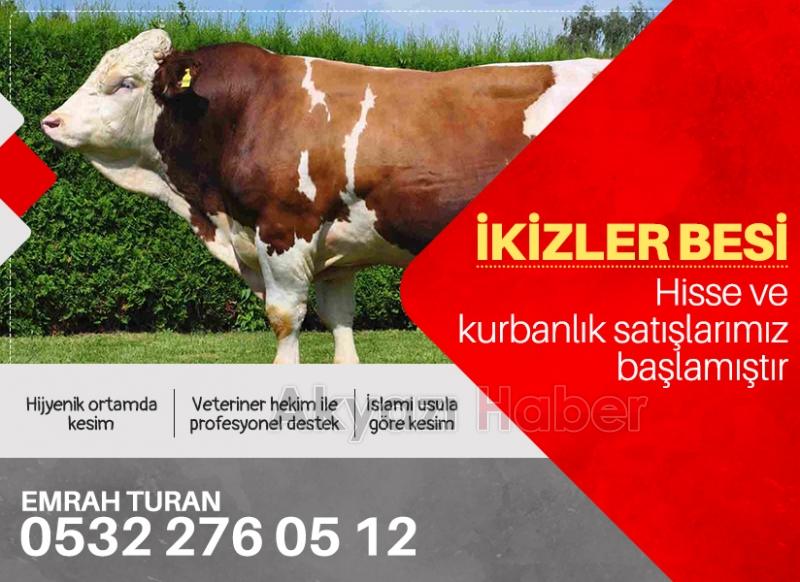 İkizler Besi Hisse ve Kurbanlık Satışları Başladı